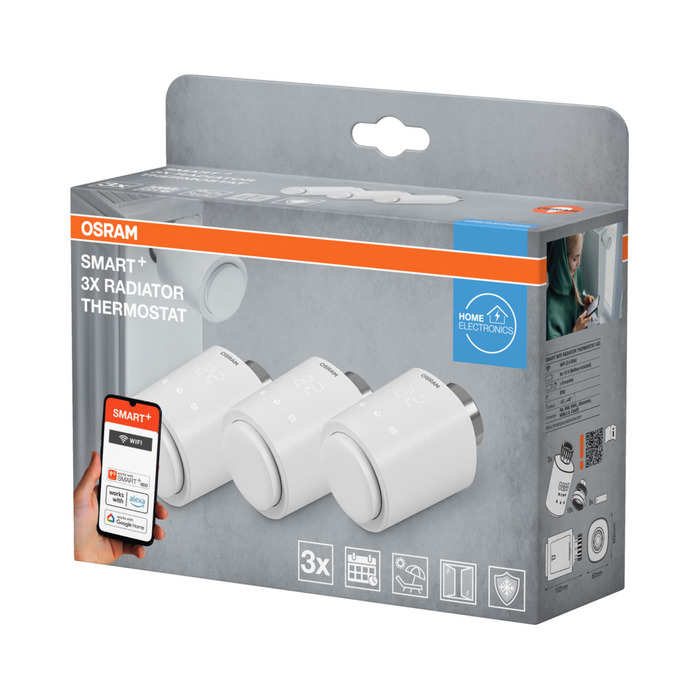 Osram radiatortermostat med Wifi 3-pak 